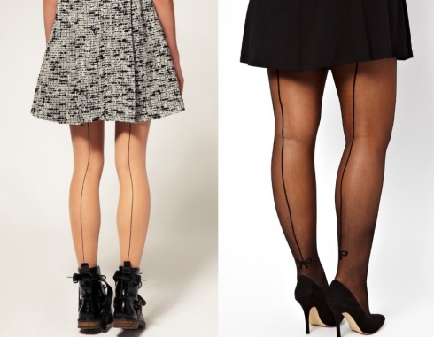 Roxy Vintage Style seamed tights