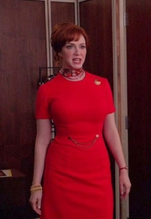 Joan Mad Men red dress