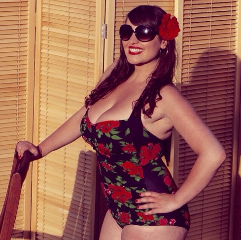 Roxy Vintage Style Hell Bunny swimsuit
